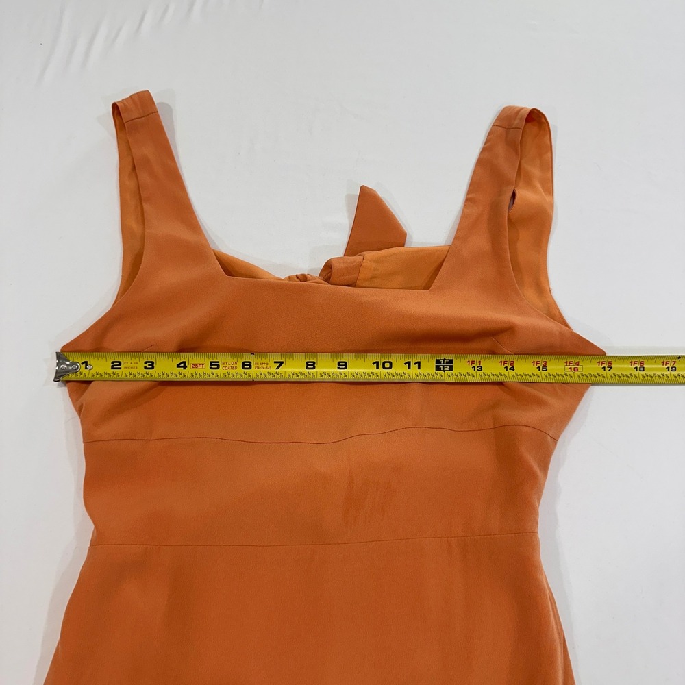 4SI3NNA Orange Midi Dress - Picture 9 of 10